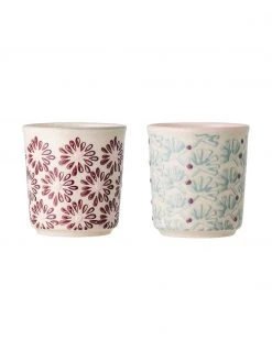 Bloomingville Eierbecher-Set Maya, 2er-Set, Ø 5 x H 5 cm
