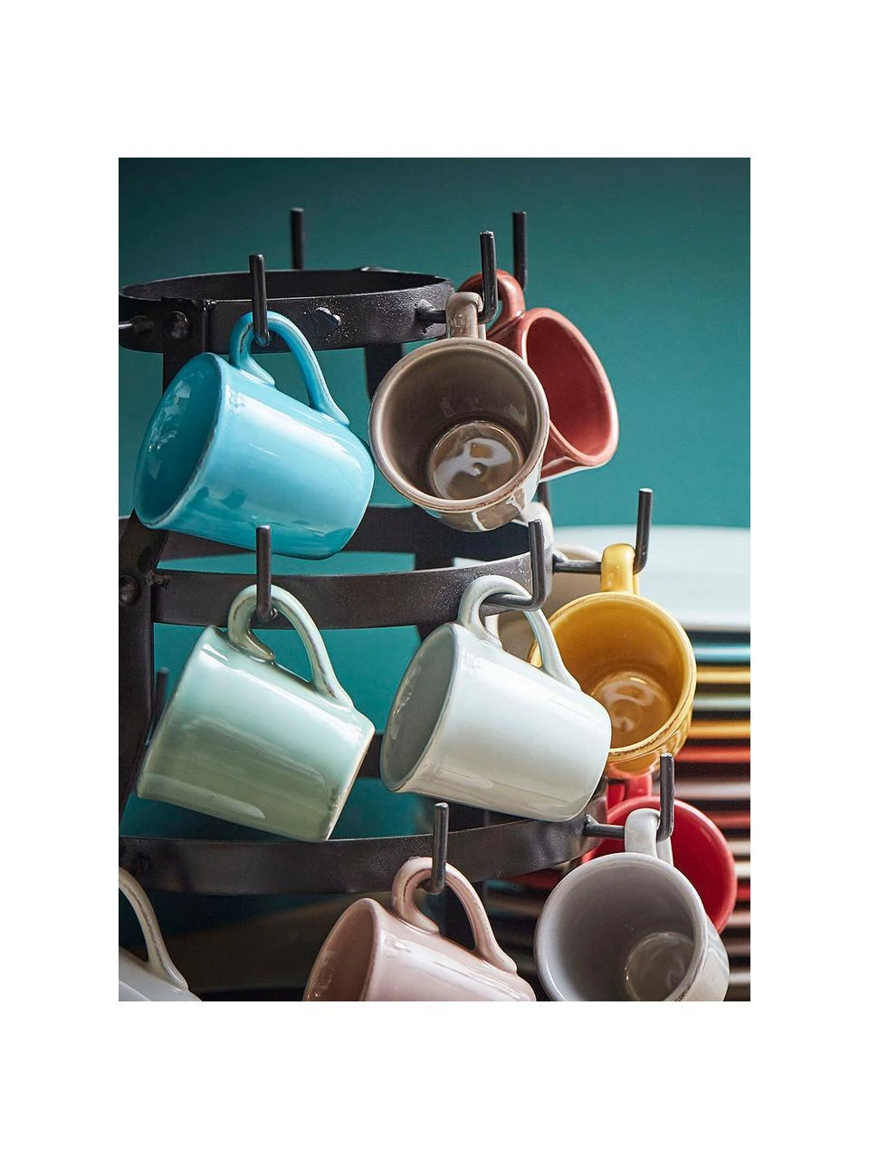 Espressotassen Constance im Landhaus Style, 2 Stück, Steingut, Hellgrau, Ø 8 x H 6 cm Cote Table Espressotassen Constance im Landhaus Style, 2 Stück, Ø 8 x H 6 cmNur noch wenige verfügbar -Küche Geschäft Espressotassen Constance im Landhaus Style 2 Stuck 1