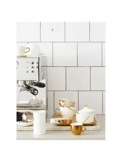 Urban Nature Culture Espressotassen Good Morning in Goldfarben, 2 Stück, Ø 6 x H 5 cm, 95 ml -Küche Geschäft Espressotassen Good Morning in Goldfarben 2 Stuck 3