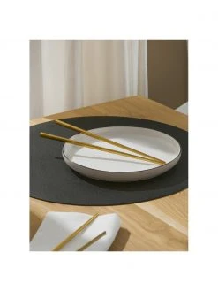 Westwing Collection Essstäbchen Shine in Gold aus Edelstahl, 2 Paar, L 23 cm -Küche Geschäft Essstabchen Shine in Gold aus Edelstahl 2 Paar 3