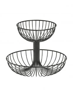 Etagere Lago in Schwarz, Ø 29 cm, Ø 29 x H 24 cm