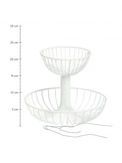 Etagere Lago in Weiß, Ø 29 cm, Ø 29 x H 24 cm -Küche Geschäft Etagere Lago in Weiss O 29 cm 2
