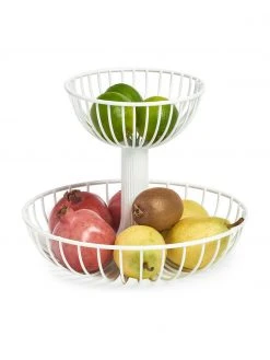 Etagere Lago in Weiß, Ø 29 cm, Ø 29 x H 24 cm -Küche Geschäft Etagere Lago in Weiss O 29 cm 3