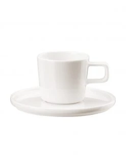 Asa Fine Bone China Espressotassen Oco mit Unterteller, 6 Stück, Ø 6 cm, 60 ml