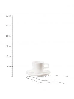 Asa Fine Bone China Tassen Oco mit Untertassen, 6er-Set, Ø 6 x H 7 cm, 200 ml 3 Asa Fine Bone China Tassen Oco mit Untertassen, 6er-Set, Ø 6 x H 7 cm, 200 ml -Küche Geschäft Fine Bone China Tassen Oco mit Untertassen 6er Set 3