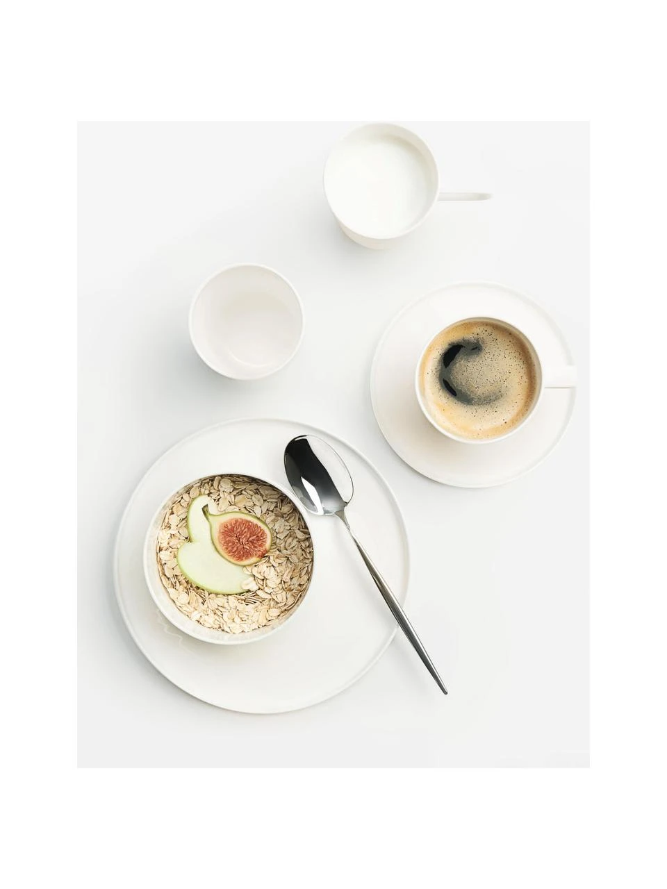 Fine Bone China Tassen Oco mit Untertassen, 6er-Set, Fine Bone China (Porzellan) Fine Bone China ist ein Weichporzellan, das sich besonders durch seinen strahlenden, durchscheinenden Glanz auszeichnet., Elfenbein, Ø 6 x H 7 cm, 200 ml Asa Fine Bone China Tassen Oco mit Untertassen, 6er-Set, Ø 6 x H 7 cm, 200 ml -Küche Geschäft Fine Bone China Tassen Oco mit Untertassen 6er Set 4