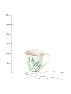 Westwing Collection Fine Bone China Tassen Timba mit tropischem Design, 4er-Set, Ø 9 x 10 cm, 350 ml 10 Westwing Collection Fine Bone China Tassen Timba mit tropischem Design, 4er-Set, Ø 9 x 10 cm, 350 ml -Küche Geschäft Fine Bone China Tassen Timba mit tropischem Design 4er Set 4