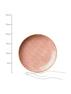 Bloomingville Frühstücksteller Carla mit kleinem Muster, 3er-Set, Ø 20 cm 2 Bloomingville Frühstücksteller Carla mit kleinem Muster, 3er-Set, Ø 20 cm -Küche Geschäft Fruhstucksteller Carla mit kleinem Muster 3er Set 2