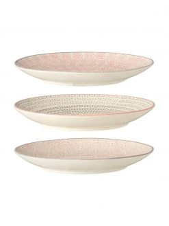 Bloomingville Frühstücksteller Cécile mit kleinem Muster, 3er-Set, Ø 20 cm -Küche Geschäft Fruhstucksteller Cecile mit kleinem Muster 3er Set 2
