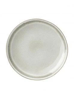 Westwing Collection Frühstücksteller Cia aus Steingut mit reaktiver Glasur, 4 Stück, Ø 20 x H 3 cm