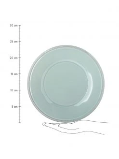 Cote Table Frühstücksteller Constance in Mint im Landhaus Style, 2 Stück, Ø 24 cm -Küche Geschäft Fruhstucksteller Constance in Mint im Landhaus Style 2 Stuck 2