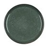 Bitz Frühstücksteller Gastro aus Steingut in Grün, 2 Stück, Ø 21 x H 3 cm