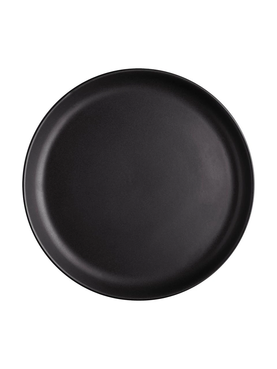 Eva Solo Frühstücksteller Nordic Kitchen aus Steingut in Schwarz matt, 4 Stück, Ø 21 cm 1 Eva Solo Frühstücksteller Nordic Kitchen aus Steingut in Schwarz matt, 4 Stück, Ø 21 cm