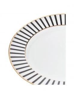 Dutch Rose Frühstücksteller Pluto Loft mit Streifendekor und Goldrand, 4 Stück, Ø 21 x H 2 cm 11 Dutch Rose Frühstücksteller Pluto Loft mit Streifendekor und Goldrand, 4 Stück, Ø 21 x H 2 cm -Küche Geschäft Fruhstucksteller Pluto Loft mit Streifendekor und Goldrand 4 Stuck 5
