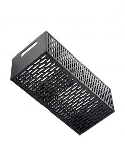 Yamazaki Gemüsekorb Tower in Schwarz, B 32 x H 12 cm -Küche Geschäft Gemusekorb Tower in Schwarz 3