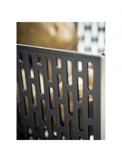 Yamazaki Gemüsekorb Tower in Schwarz, B 32 x H 12 cm -Küche Geschäft Gemusekorb Tower in Schwarz 4