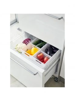 Yamazaki Gemüsekorb Tower in Weiß, B 32 x H 12 cm -Küche Geschäft Gemusekorb Tower in Weiss 5