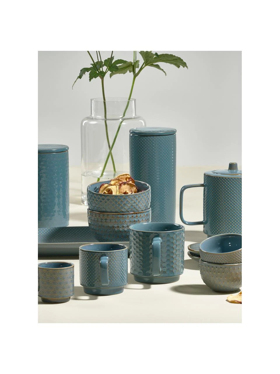 Villa Collection Gemusterte Espressotassen Lara, 4er-Set, Ø 6 x H 6 cm, 120 ml 2 Villa Collection Gemusterte Espressotassen Lara, 4er-Set, Ø 6 x H 6 cm, 120 ml – Bild 2