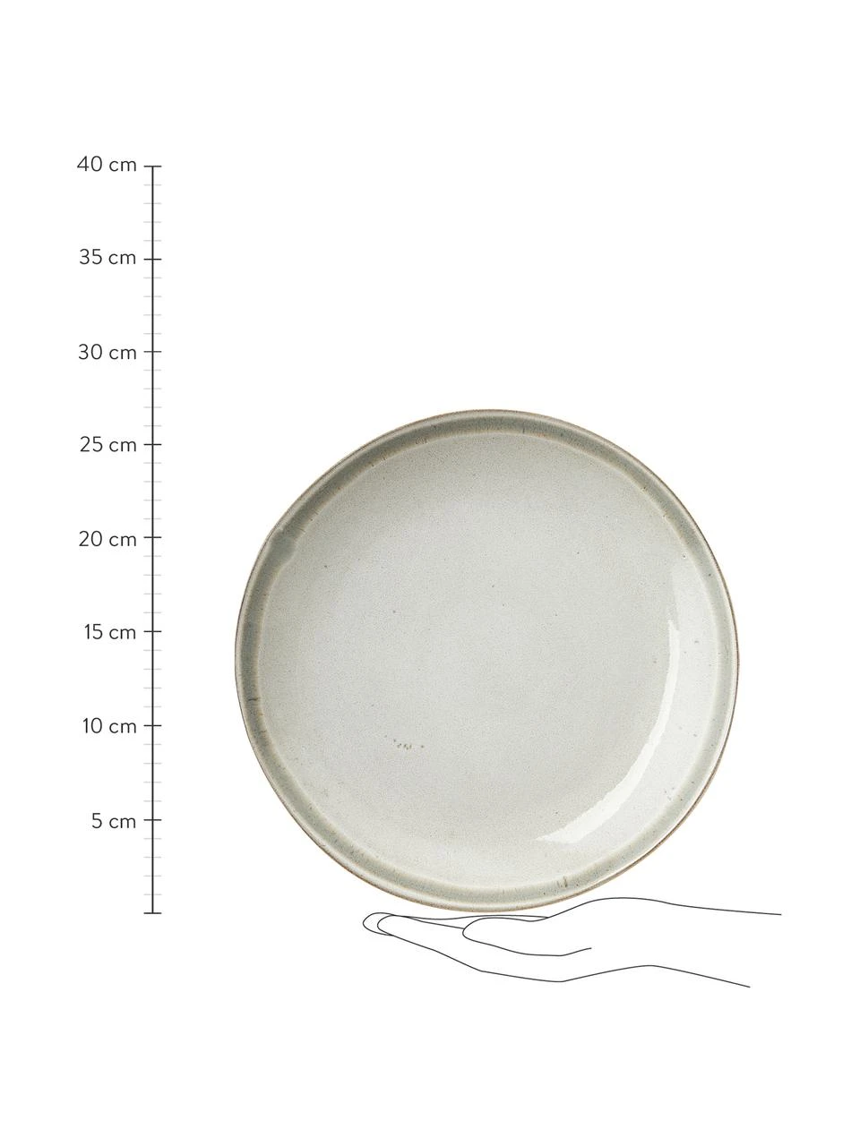 Westwing Collection Geschirr-Set Cia aus Steingut mit reaktiver Glasur, 4 Personen (12-tlg.) 2 Westwing Collection Geschirr-Set Cia aus Steingut mit reaktiver Glasur, 4 Personen (12-tlg.) – Bild 2