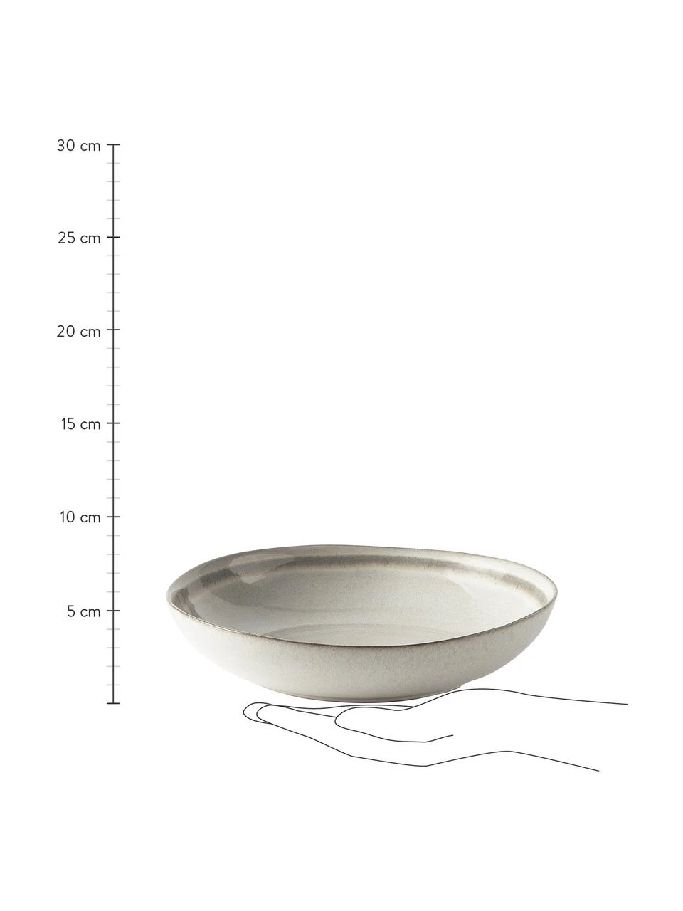 Westwing Collection Geschirr-Set Cia aus Steingut mit reaktiver Glasur, 4 Personen (12-tlg.) 4 Westwing Collection Geschirr-Set Cia aus Steingut mit reaktiver Glasur, 4 Personen (12-tlg.) – Bild 4