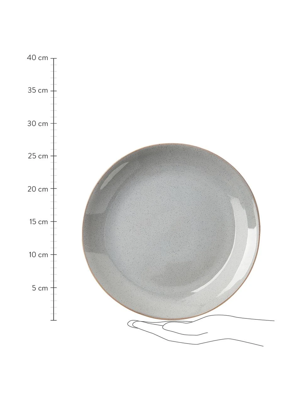 Westwing Collection Geschirr-Set Hali aus Steingut mit reaktiver Glasur, 4 Personen (12-tlg.), Set mit verschiedenen Größen 2 Westwing Collection Geschirr-Set Hali aus Steingut mit reaktiver Glasur, 4 Personen (12-tlg.), Set mit verschiedenen Größen – Bild 2