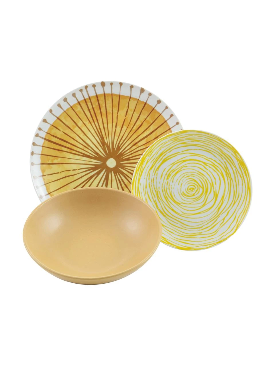 Villa D'Este Home Tivoli Geschirr-Set Marea mit bunten Designs, 6 Personen (18-tlg.), Set mit verschiedenen Größen 5 Villa D'Este Home Tivoli Geschirr-Set Marea mit bunten Designs, 6 Personen (18-tlg.), Set mit verschiedenen Größen – Bild 5