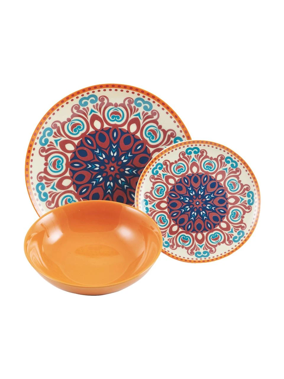 Villa D'Este Home Tivoli Geschirr-Set Shiraz aus Porzellan, 6 Personen (18-tlg.), Set mit verschiedenen Größen 4 Villa D'Este Home Tivoli Geschirr-Set Shiraz aus Porzellan, 6 Personen (18-tlg.), Set mit verschiedenen Größen – Bild 4