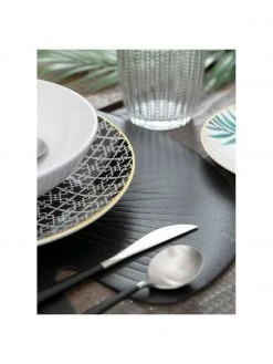 Villa D'Este Home Tivoli Geschirr-Set Urban Jungle mit tropischem Design, 6 Personen (18-tlg.), Set mit verschiedenen Größen -Küche Geschäft Geschirr Set Urban Jungle mit tropischem Design 6 Personen 18 tlg 5