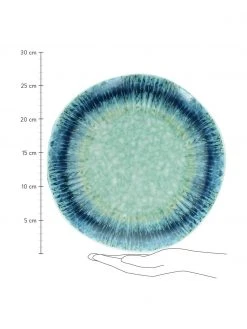 Geschirrset Antille aus Porzellan mit Farbverlauf in Blautönen, 6 Personen (18-tlg.), Set mit verschiedenen Größen -Küche Geschäft Geschirrset Antille aus Porzellan mit Farbverlauf in Blautonen 6 Personen 18 tlg 2