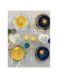 Villa D'Este Home Tivoli Geschirrset Sicilia, 6 Personen (18-tlg.), Set mit verschiedenen Größen -Küche Geschäft Geschirrset Sicilia 6 Personen 18 tlg 3