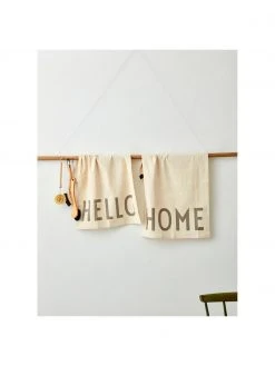 Design Letters Geschirrt&uuml;cher Favourite in Beige, 2er-Set, B 40 x L 60 cm -Küche Geschäft Geschirrtucher Favourite in Beige 2er Set 4