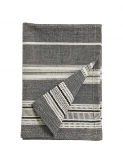 Nordal Gestreifte Baumwoll-Geschirrtücher Orio, 2 Stück, B 52 x L 72 cm