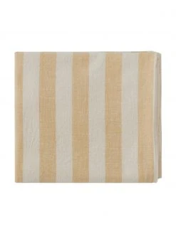 OYOY Living Design Gestreifte Baumwoll-Tischdecke Strip, Für 4 - 6 Personen (B 140 x L 200 cm)