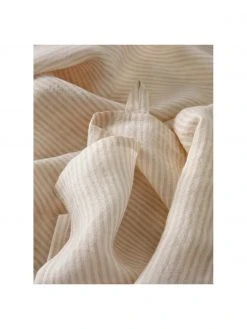 Jotex Gestreifte Leinen-Geschirrt&uuml;cher Alina in Beige/Cremewei&szlig;, 2 St&uuml;ck, B 50 x L 70 cm -Küche Geschäft Gestreifte Leinen Geschirrtucher Alina in BeigeCremeweiss 2 Stuck 2