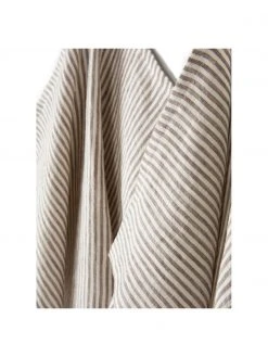 Jotex Gestreifte Leinen-Geschirrtücher Alina in Grau/Cremeweiß, 2 Stück, B 50 x L 70 cm -Küche Geschäft Gestreifte Leinen Geschirrtucher Alina in GrauCremeweiss 2 Stuck 2