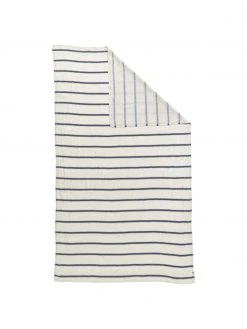 Jotex Gestreifte Leinen-Tischdecke Karla in Beige/Blau, Für 6 - 8 Personen (B 145 x L 250 cm) -Küche Geschäft Gestreifte Leinen Tischdecke Karla in BeigeBlau 3