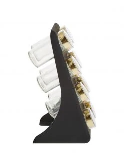 Gew&uuml;rzregal Master Class mit Gew&uuml;rzdosen in Schwarz/Gold, 9-tlg., B 13 x H 26 cm -Küche Geschäft Gewurzregal Master Class mit Gewurzdosen in SchwarzGold 9 tlg 4