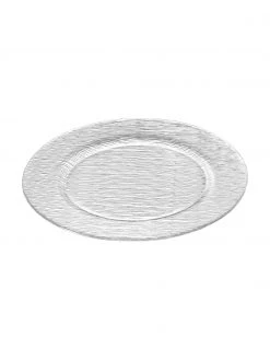 Leonardo Glas-Platzteller City mit strukturierter Oberfläche, 6 Stück, Ø 32 x H 2 cm