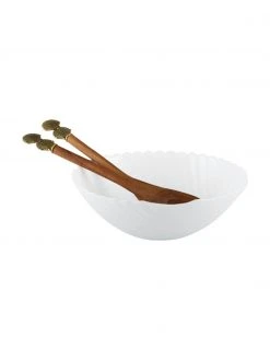 Glas-Schüssel Shell in Muschelform, Ø 24 cm, Ø 24 x H 8 cmNur noch wenige verfügbar -Küche Geschäft Glas Schussel Shell in Muschelform O 24 cm 3