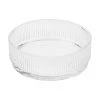Stelton Glas-Servierschale Pilastro mit Rillenrelief, Ø 15 cm