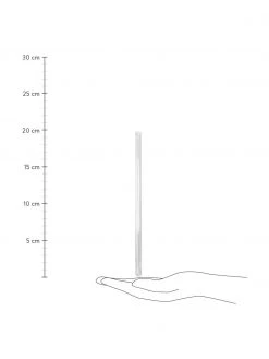 BUTLERS Glas-Strohhalme Long Drink mit Bürste, 4er-Set, L 20 cm -Küche Geschäft Glas Strohhalme Long Drink mit Burste 4er Set 2