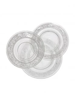 Villa D'Este Home Tivoli Glas-Tafelservice Imperial mit Relief, 6 Personen (18-tlg.), Set mit verschiedenen Größen 8 Villa D'Este Home Tivoli Glas-Tafelservice Imperial mit Relief, 6 Personen (18-tlg.), Set mit verschiedenen Größen -Küche Geschäft Glas Tafelservice Imperial mit Relief 6 Personen 18 tlg 2