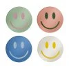 &k amsterdam Glas-Untersetzer Smile, 4-er Set, Ø 10 cm