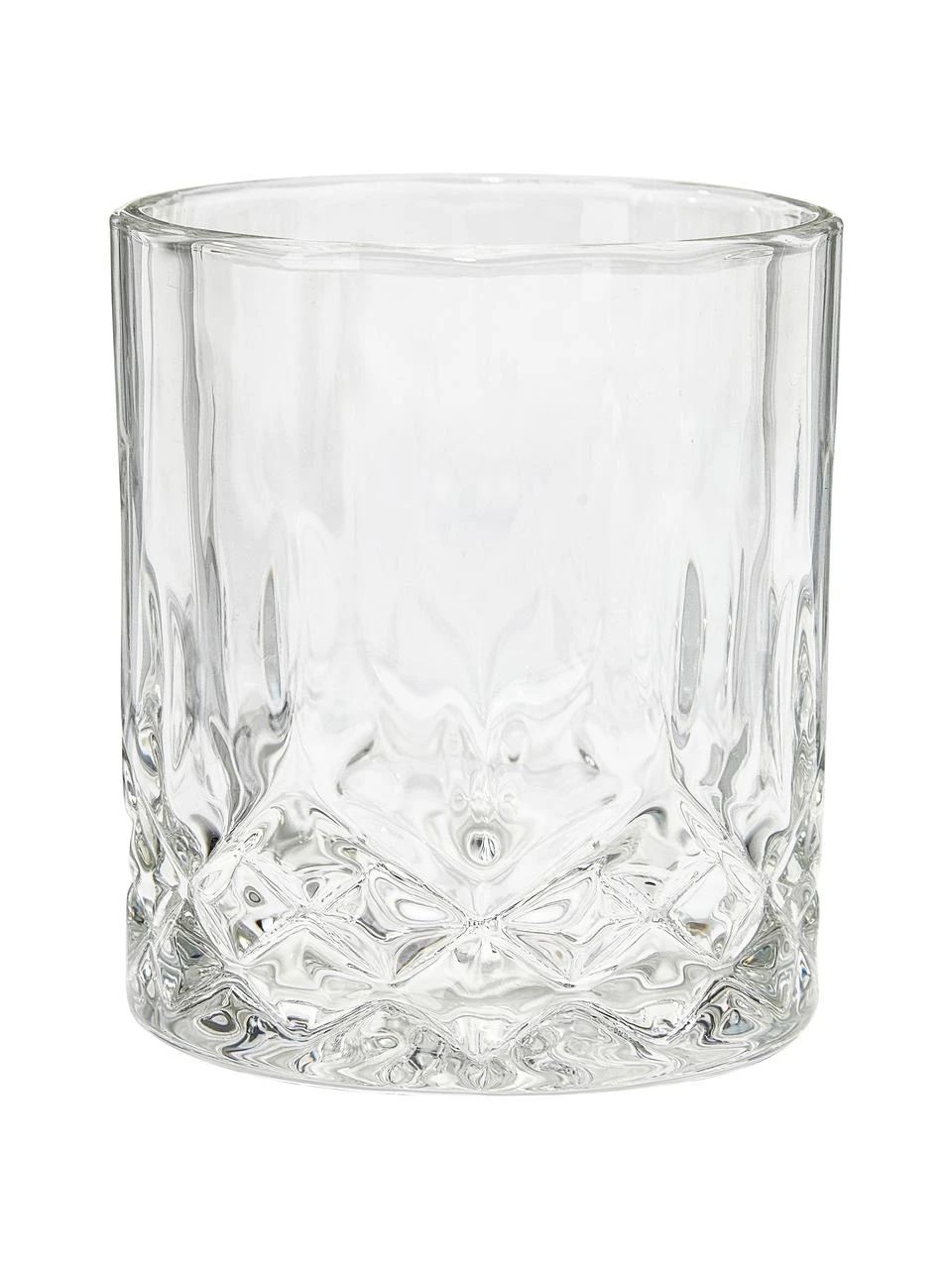Westwing Collection Gläser George mit Kristallrelief, 4 Stück, Ø 8 x H 10 cm, 310 ml 1 Westwing Collection Gläser George mit Kristallrelief, 4 Stück, Ø 8 x H 10 cm, 310 ml