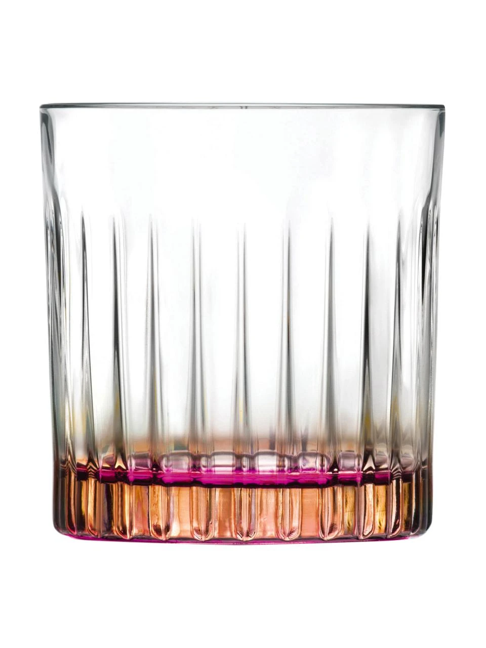 Gläser Gipsy mit zweifarbigem Luxion-Kristallglas, 6 Stück, Luxion-Kristallglas, Transparent, Kupferfarben, Pink, Ø 8 x H 9 cm, 300 ml RCR Gläser Gipsy mit zweifarbigem Luxion-Kristallglas, 6 Stück, Ø 8 x H 9 cm, 300 ml -Küche Geschäft Glaser Gipsy mit zweifarbigem Luxion Kristallglas 6 Stuck