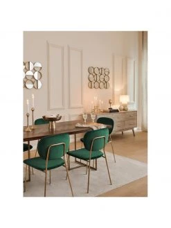 Goldfarbene Servierplatte Doree, Ø 30 cm, Ø 30 x H 24 cm -Küche Geschäft Goldfarbene Servierplatte Doree O 30 cm 3