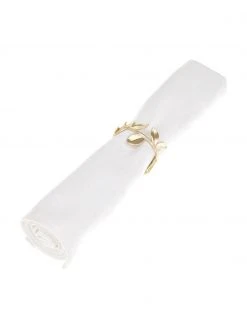 Goldfarbener Serviettenring Owl, 4 St&uuml;ck, Ø 5 x H 3 cm -Küche Geschäft Goldfarbener Serviettenring Owl 4 Stuck 2