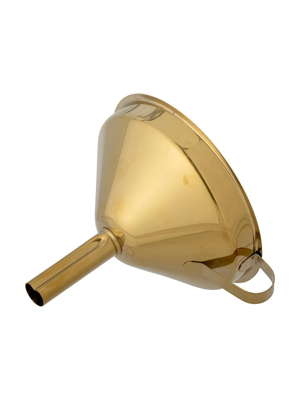 Goldfarbener Trichter Finya, Edelstahl, beschichtet Der Trichter ist aus Edelstahl gefertigt. Somit ist es langlebig, rostet nicht und ist resistent gegen Bakterien. Zudem ist es spülmaschinenfest, farbecht, pflegeleicht, geschmacksneutral und säurebeständig., Goldfarben, Ø 15 x H 13 cm Bloomingville Goldfarbener Trichter Finya, Ø 15 x H 13 cm -Küche Geschäft Goldfarbener Trichter Finya 2