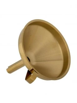 Bloomingville Goldfarbener Trichter Finya, Ø 15 x H 13 cm 3 Bloomingville Goldfarbener Trichter Finya, Ø 15 x H 13 cm -Küche Geschäft Goldfarbener Trichter Finya 3