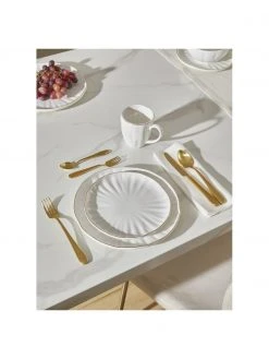 Westwing Collection Goldfarbenes Besteck-Set Francine matt gebürstet, 4 Personen (20-tlg.) -Küche Geschäft Goldfarbenes Besteck Set Francine matt geburstet 4 Personen 20 tlg 3